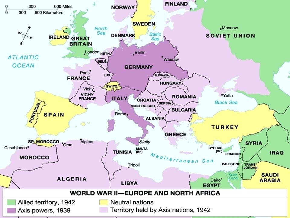 Wwii North Africa Maps Ww2 Map Of Europe Map Of Europ - vrogue.co