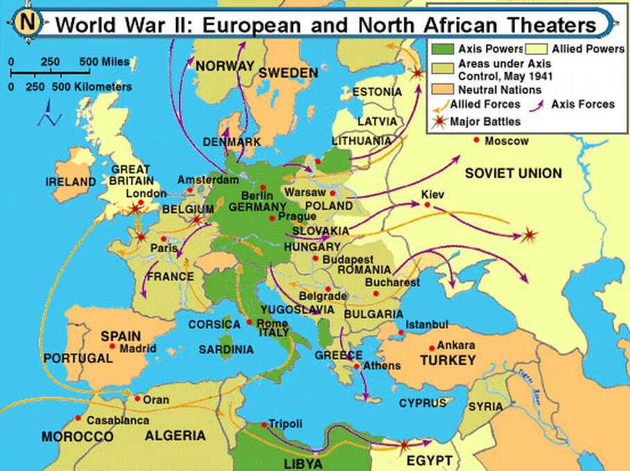 WW II Maps - N.C.M.S. 8TH GRADE SOCIAL STUDIES